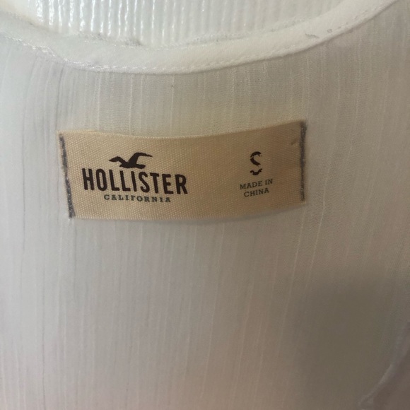 2/$15🌟 Hollister Sheer White Tank Top - Picture 3 of 4